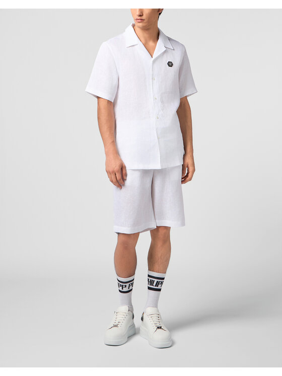 PHILIPP PLEIN PHILIPP PLEIN Koszula 30021 Biały Regular Fit