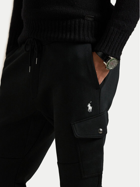 Polo Ralph Lauren Polo Ralph Lauren Hlače iz tkanine 710980340003 Črna Regular Fit