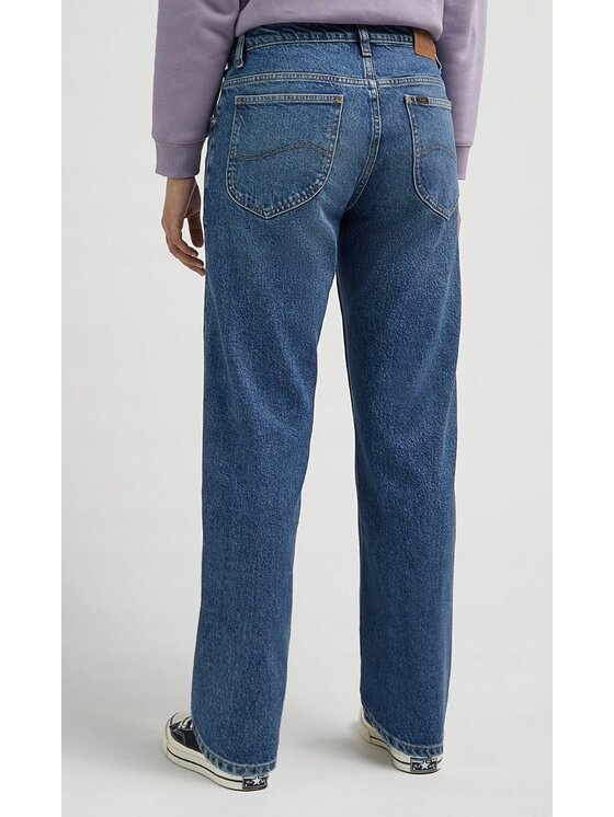 Lee Lee Jeansy Rider Classic Niebieski Relaxed Fit