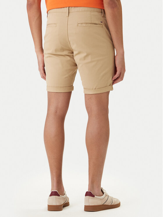 Tommy Jeans Tommy Jeans Stoffshorts Scanton DM0DM22852 Beige Slim Fit