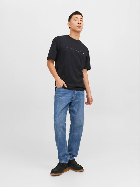 Jack&Jones Jack&Jones T-shirt Star 12234746 Crna Relaxed Fit