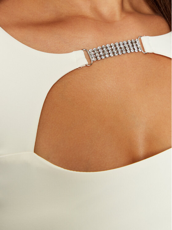 ONLY ONLY Blúz 15337499 Fehér Slim Fit