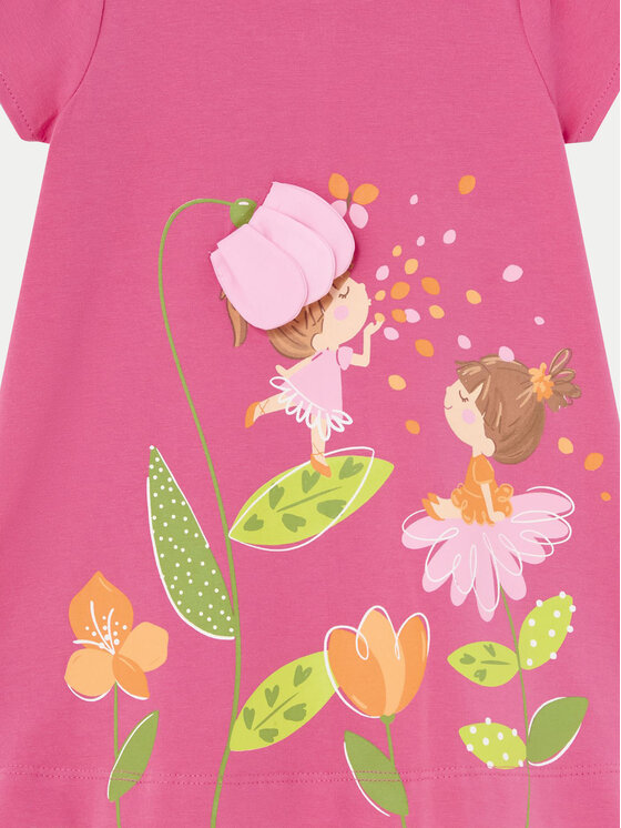 Mayoral Mayoral Повсякденна сукня 01929 Рожевий Regular Fit
