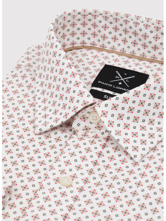Pako Lorente Pako Lorente Koszula P23SF-1X-003 Biały Slim Fit