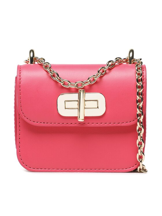 Geantă Tommy Hilfiger Micro Turnlock AW0AW14205 Roz
