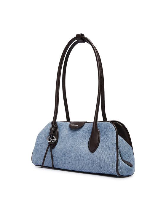 Calvin Klein Calvin Klein Kabelka Emblem Trio Denim Shoulder Bag LV04F3830G Modrá