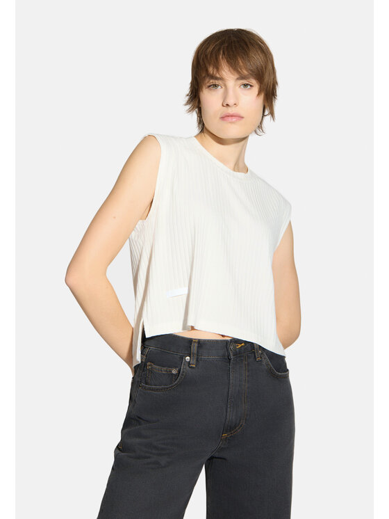 PROSTO. PROSTO. Top Bamboo Biały Regular Fit