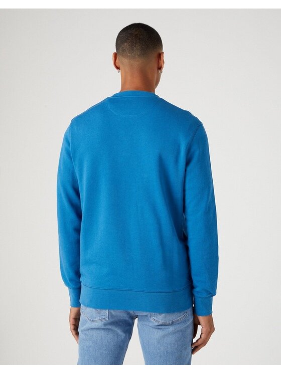 Wrangler Wrangler Felpa FRAME LOGO Blu Regular Fit