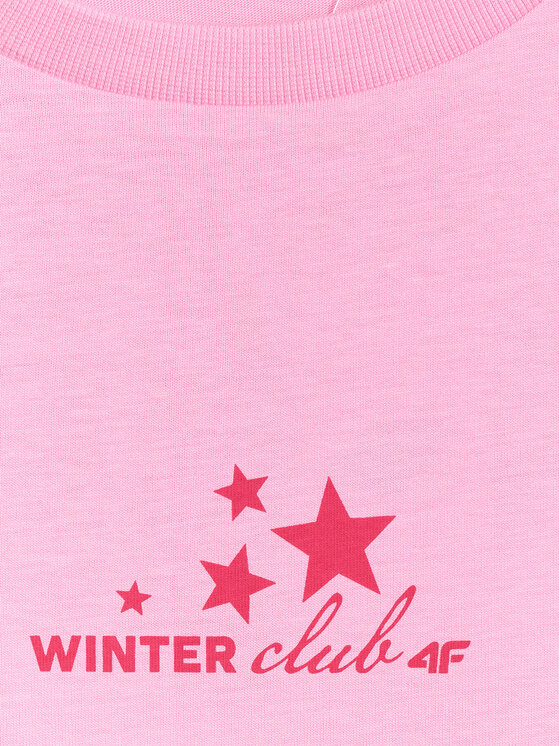 4F 4F T-Shirt SUMMIT BLISS Różowy jasny Oversize
