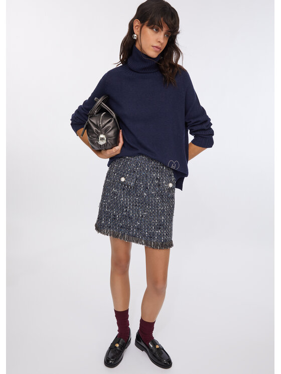 Liu Jo Liu Jo Minigonna CF5378T081AM9850 Celeste Regular Fit