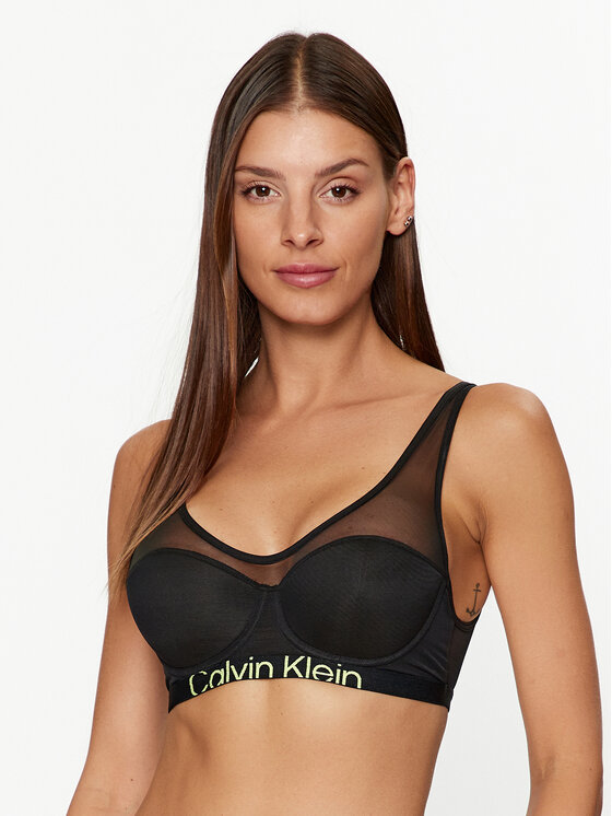 Calvin Klein Underwear Top nedrček 000QF7391E Črna
