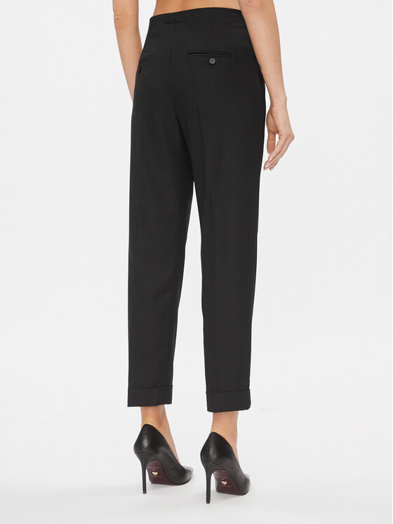 Marella Marella Riidest püksid Newport 2331360739200 Must Regular Fit