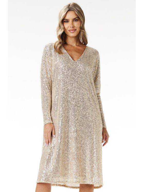 Awama Awama Abito da sera A690 Beige Basic Fit
