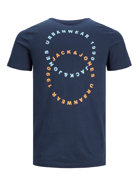 Jack&Jones Jack&Jones T-krekls 12235209 Tumši zils Regular Fit
