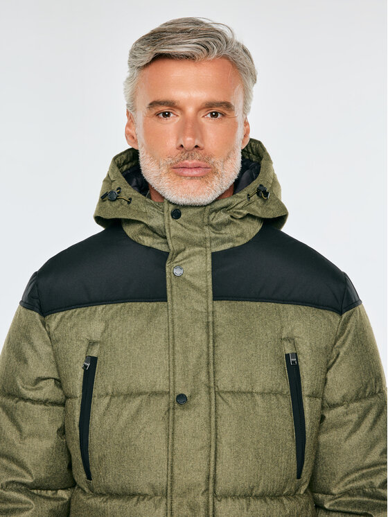 BIG STAR BIG STAR Kurtka zimowa KRASEL Zielony Basic Fit