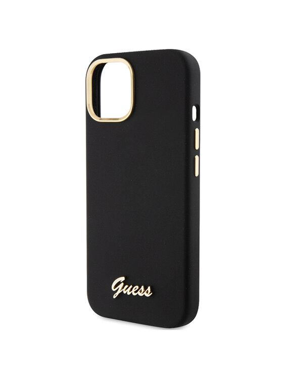Guess Guess Etui na telefon iPhone 15 Pro Czarny