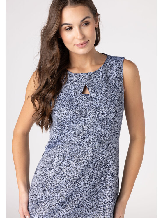 QUIOSQUE QUIOSQUE Každodenní šaty QUIOSQUE 4HG001800 Modrá Regular Fit