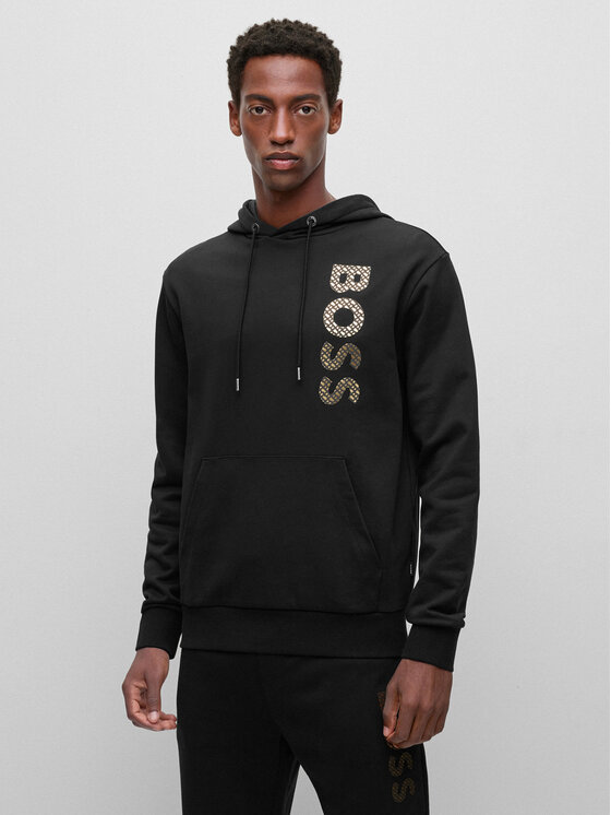 BOSS Boss Džemperis 50481746 Juoda Regular Fit