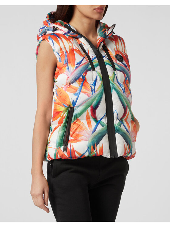 Plein Sport Plein Sport Bezrękawnik 263 Biały Regular Fit