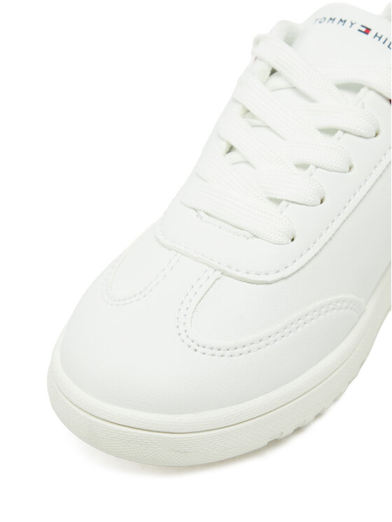 Tommy Hilfiger Tommy Hilfiger Sneakersy Stripe Low Cut Lace-Up Sneaker T3X9-33850-1355 M Biały