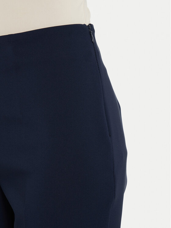 Rinascimento Rinascimento Kalhoty z materiálu CFC0120002003 Tmavomodrá Regular Fit