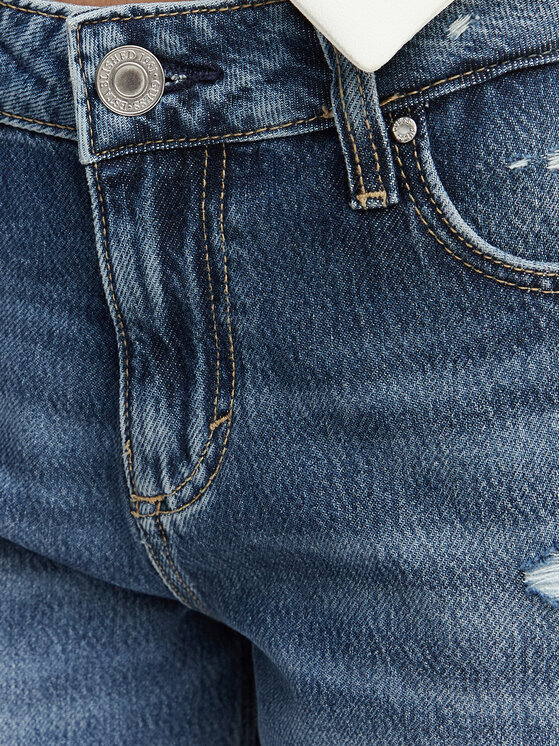 Guess Guess Bermudy W6GD91 D0695 Tmavomodrá Baggy Fit