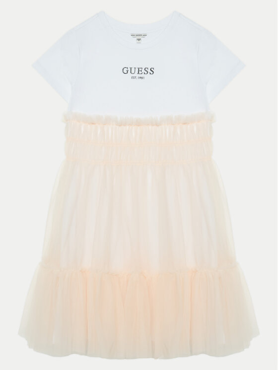 Guess Guess Rochie de zi J5RK18 K6YW0 Roz Regular Fit
