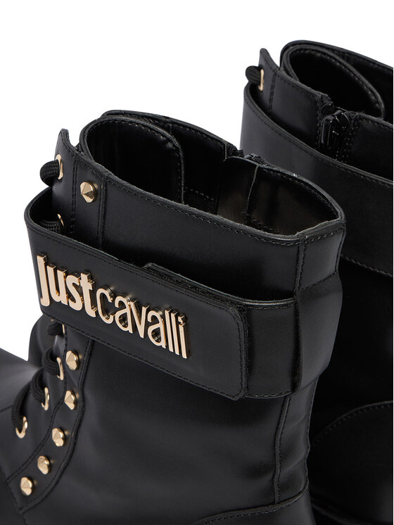 Just Cavalli Just Cavalli Trapper stila apavi 79RA3S93 ZSD53 Melns