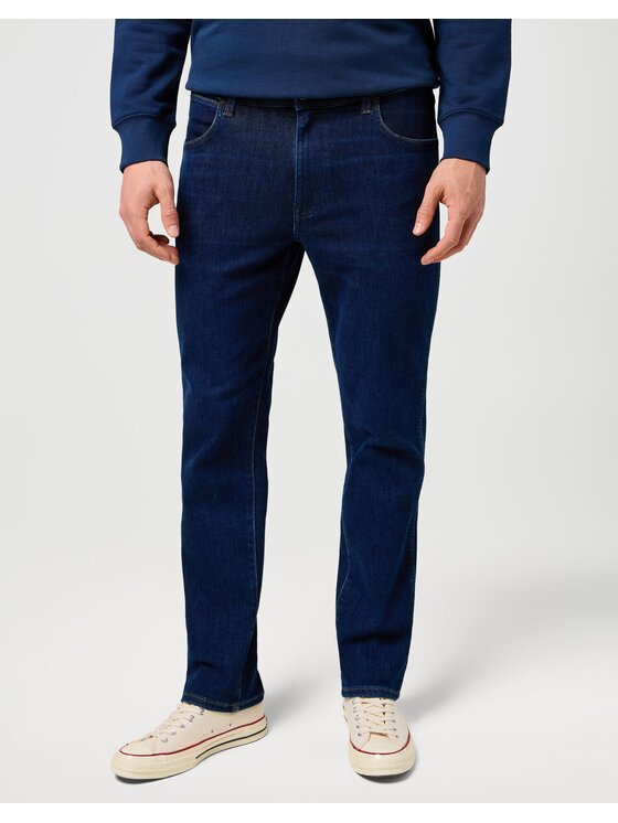 Wrangler Wrangler Jeansy LARSTON Niebieski Slim Fit
