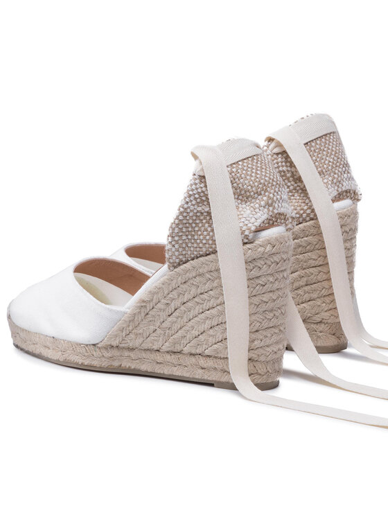 Castañer Castañer Espadrilės Carina/8/001 020962-200 Balta