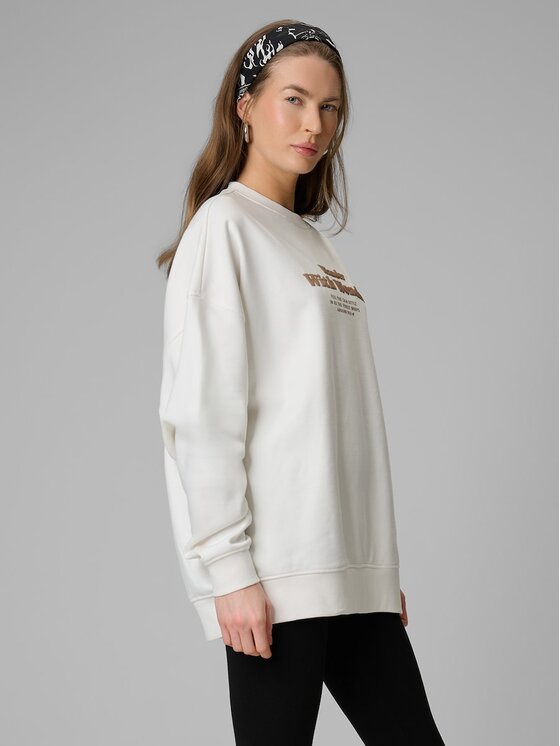4F 4F Bluza 4FRSS26TSWSF2993-11S Biały Oversize