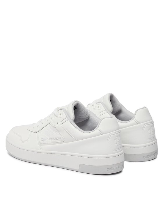 Calvin Klein Jeans Calvin Klein Jeans Tossud Basket Cupsole Low Lth In Sat YM0YM00867 Valge
