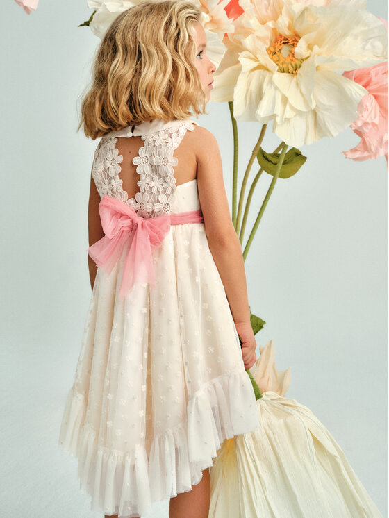 Abel & Lula Abel & Lula Rochie elegantă 5047 Écru Regular Fit