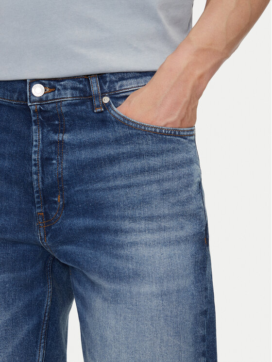 HUGO HUGO Džínové šortky 50537719 Modrá Slim Fit
