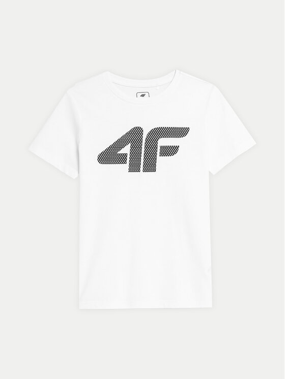 4F 4F T-shirt 4FJWSS24TTSHM1115 Bijela Regular Fit