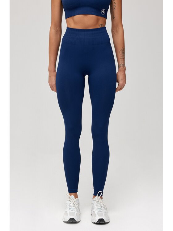 ROUGH RADICAL ROUGH RADICAL Legginsy SEAMLESS LINEA Granatowy Slim Fit