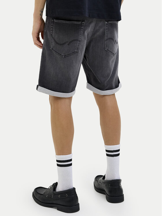 Jack & Jones Jack & Jones Džínové šortky Rick 12269501 Šedá Regular Fit