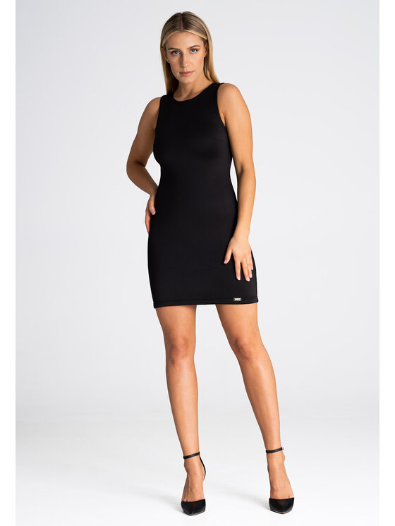 FIGL FIGL Abito da cocktail M971 Nero Regular Fit