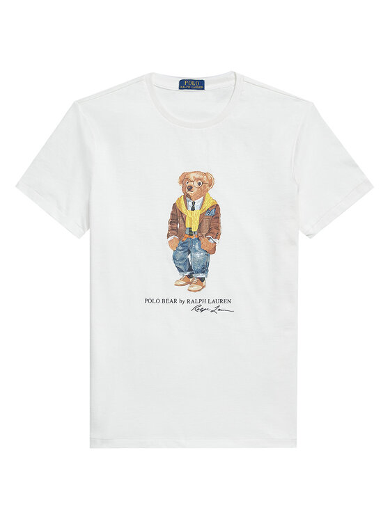Polo Ralph Lauren Polo Ralph Lauren T-Shirt 710P07346001 Biały Regular Fit