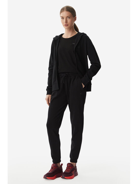 4F 4F Pantaloni da tuta 4FWMM00TTROF1138-20S Nero Regular Fit