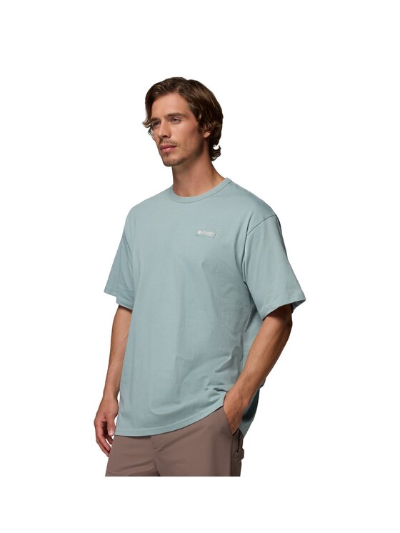 Columbia Columbia T-Shirt 215505 Niebieski Regular Fit