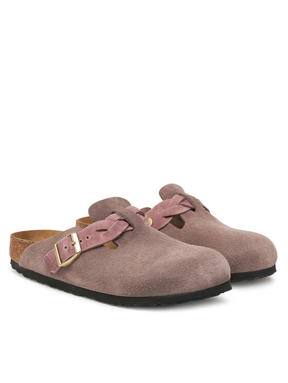 Birkenstock Birkenstock Παντόφλες Boston Braided 1029122 Ροζ