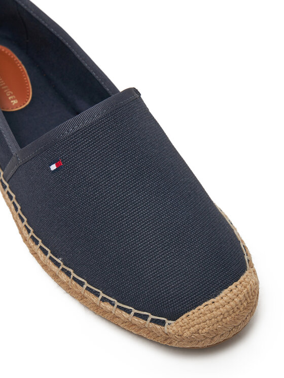 Tommy Hilfiger Tommy Hilfiger Espadryle Flag Canvas Espadrille FW0FW08541 Granatowy