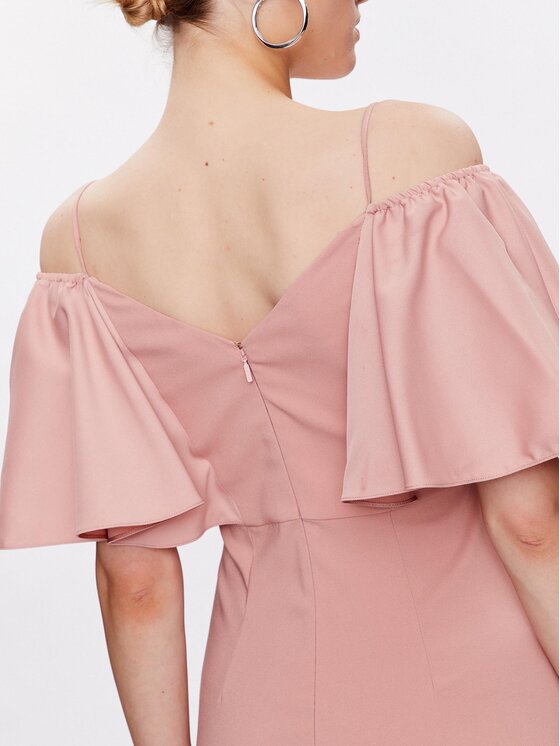 PINKO Pinko Koktejlové šaty La Carlota 100034 A0GI Růžová Regular Fit