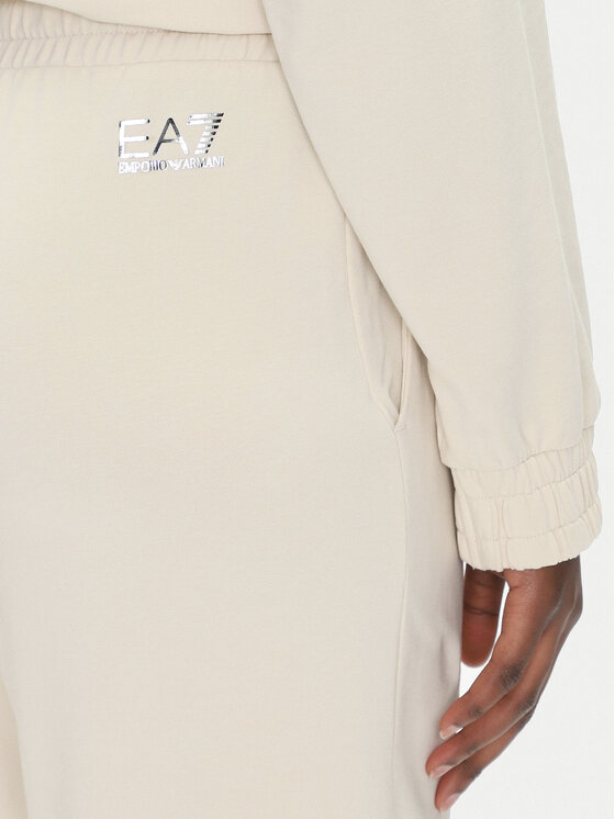 EA7 Emporio Armani EA7 Emporio Armani Jogginganzug 7W000122 AF12502 U1079 Écru Regular Fit