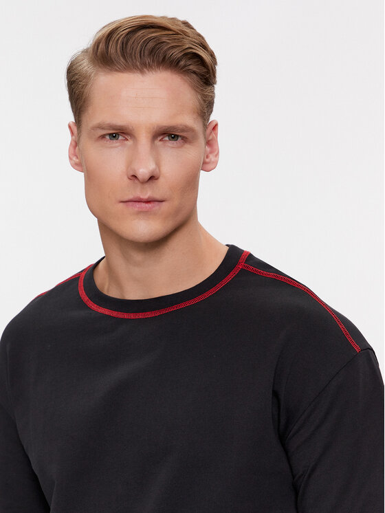 HUGO Hugo Jopa Logo 50510524 Črna Relaxed Fit