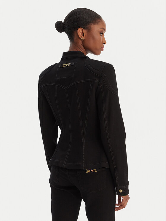 Versace Jeans Couture Versace Jeans Couture Traper jakna 80HAS458 DT037 Crna Slim Fit