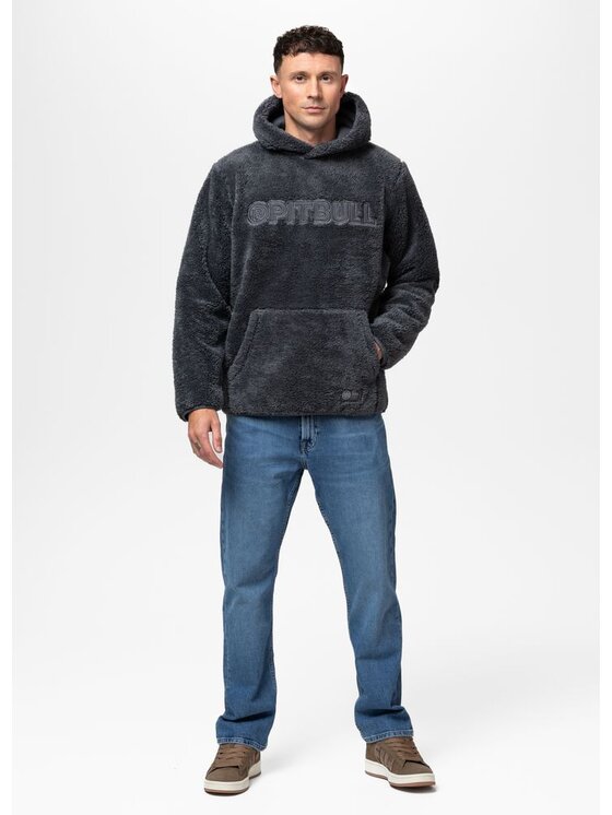 PITBULL PITBULL Bluza Aragon Szary Regular Fit