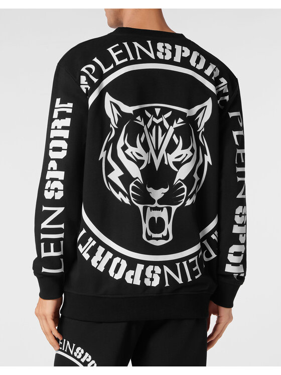 Plein Sport Plein Sport Longsleeve 14219 Czarny Regular Fit