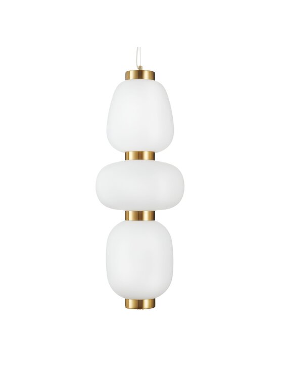 MIAhome MIAhome Lampa wisząca BRILLA-3 LED złota 23 cm Złoty
